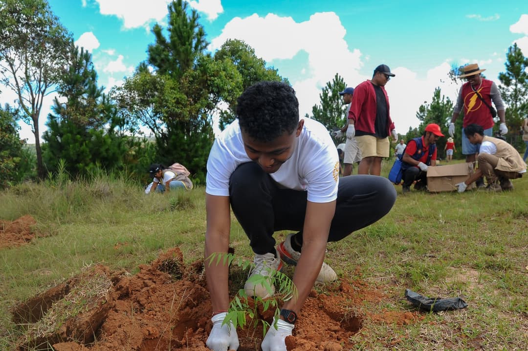 Agir pour la planète : 500 arbres plantés
